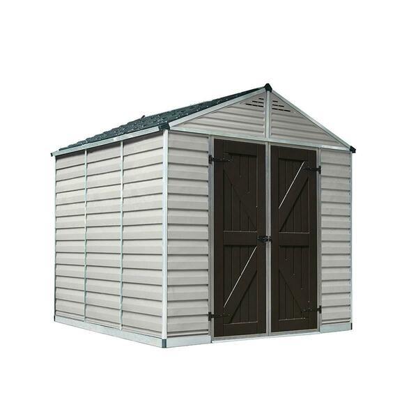 Palram Canopia SkyLight Storage Shed 8 x 8 ft. Tan HG9808T